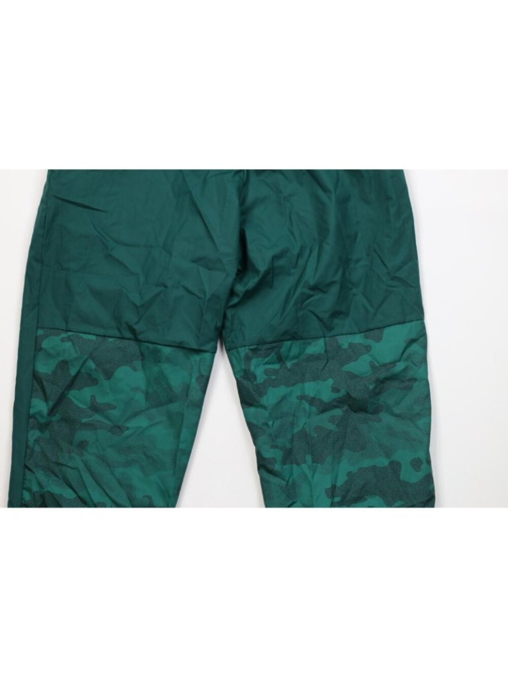 Deadstock Y2K Adidas Mens Small Lined Camouflage Windbreaker Joggers Pants Green - Picture 11 of 13